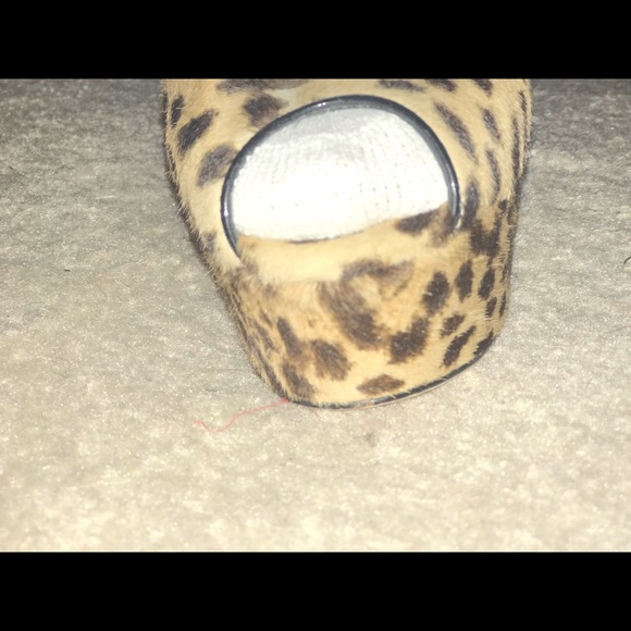 Brian Atwood leopard pony hair open toe pumps - Picture 11 of 16